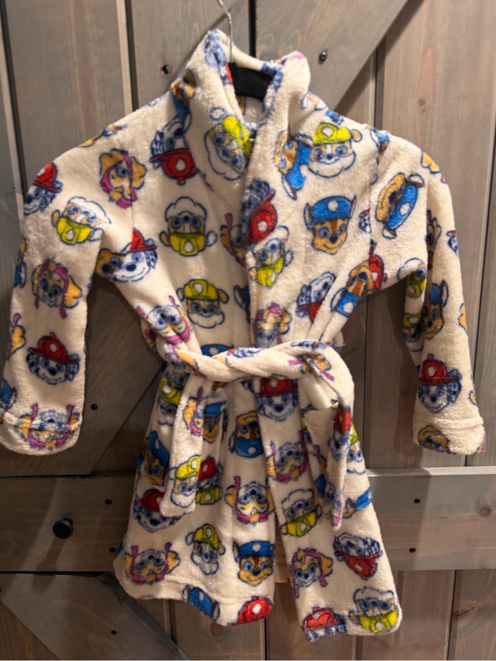 Nickelodeon Paw Patrol Plush Fleece Robe Size 4T